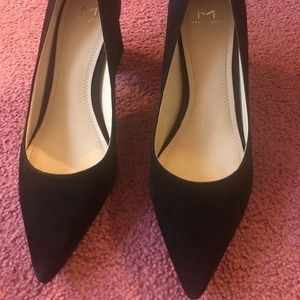 Marc Fisher Black Suede Zala Pumps Sz 7.5